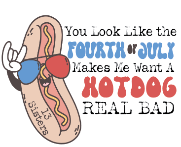 July 4th T-Shirt - HOT DOG