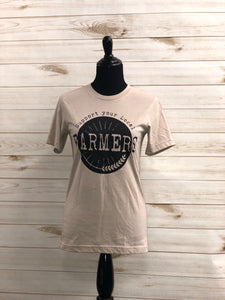 Support Your Local Farmer - Wheat Graphic Tee