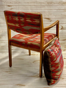 Southwest Accent Chair with Accent Pillow