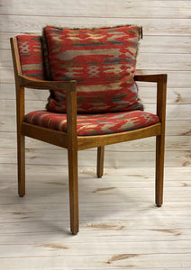 Southwest Accent Chair with Accent Pillow