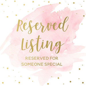Reserved Listing - D Grugal